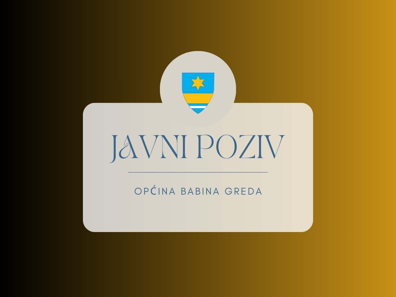jAVNI POZIV