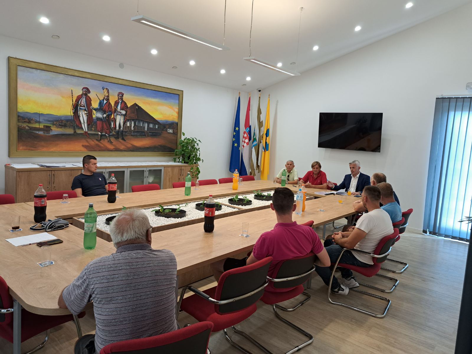 U općini  Babina Greda održan je sastanak sa  Državnim tajnikom  Ministarstva poljoprivrede Mladenom Pavić